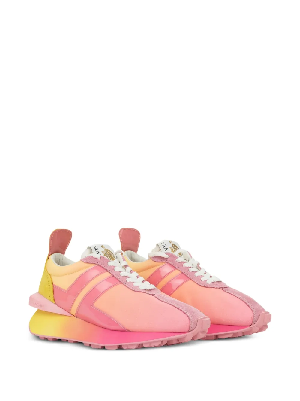 Lanvin Bumpr "Rose Jaune" sneakers Pink