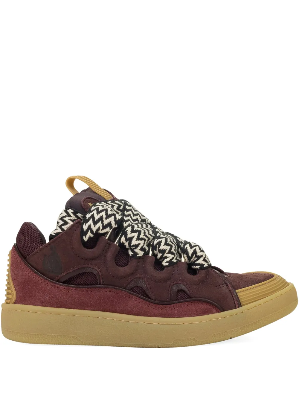 Lanvin Curb "Bordeaux" sneakers Rood