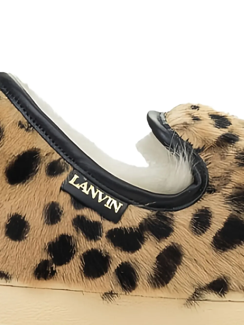 Lanvin DBB1 leopard-print slip-on sneakers | Low-Tops | Image 2