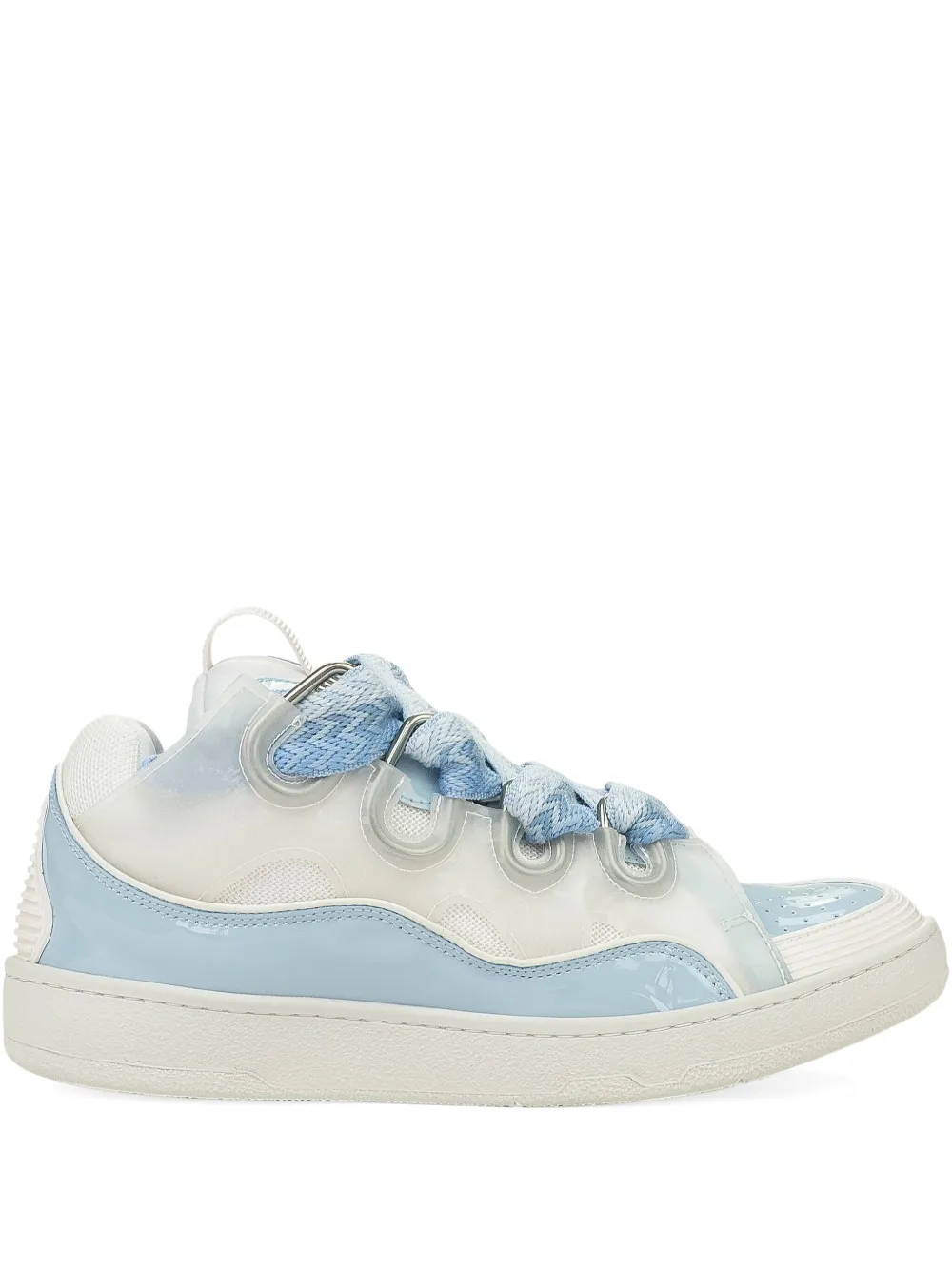 Lanvin Curb "Bleu " sneakers White