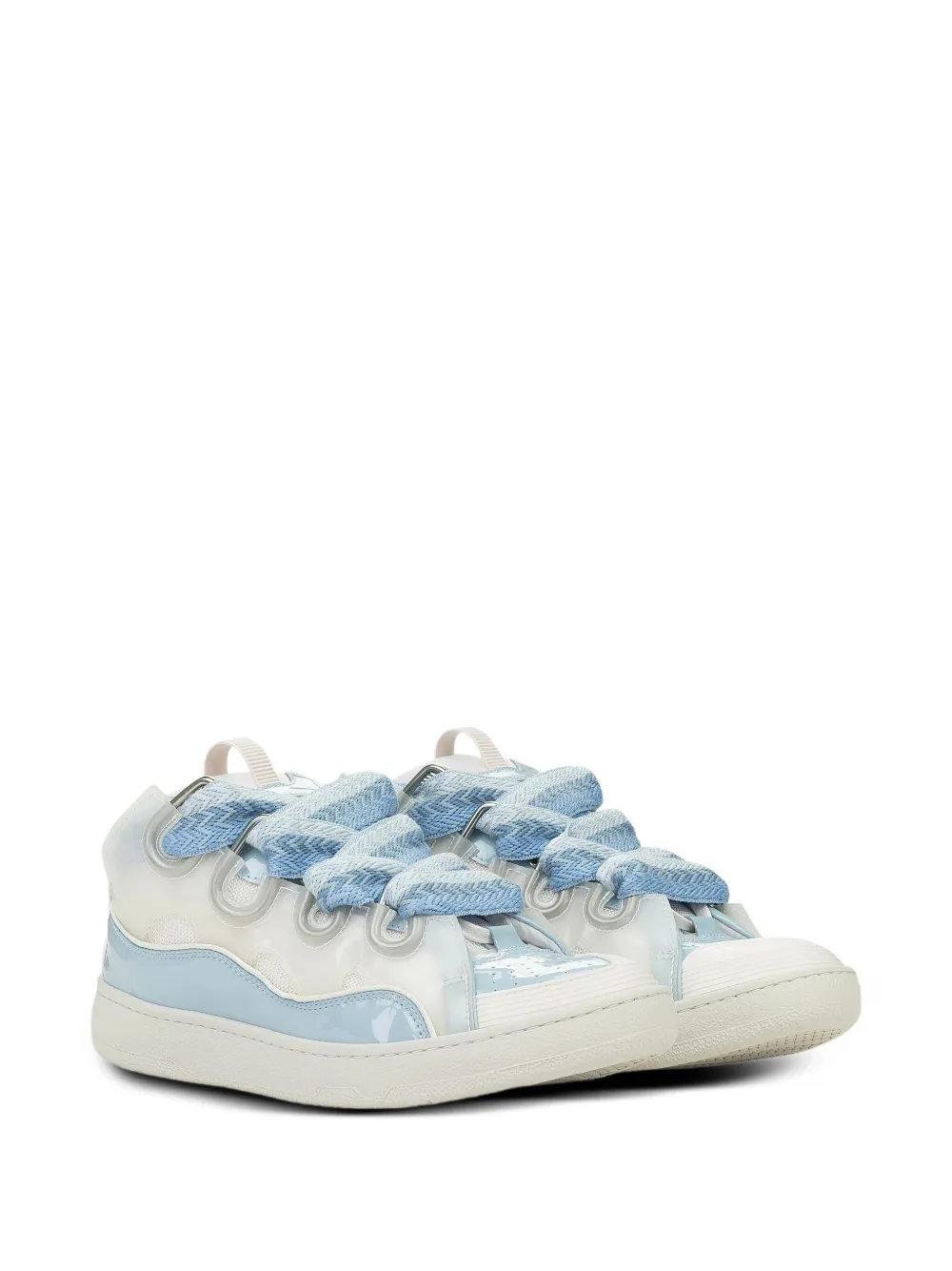 Lanvin Curb "Bleu " sneakers White