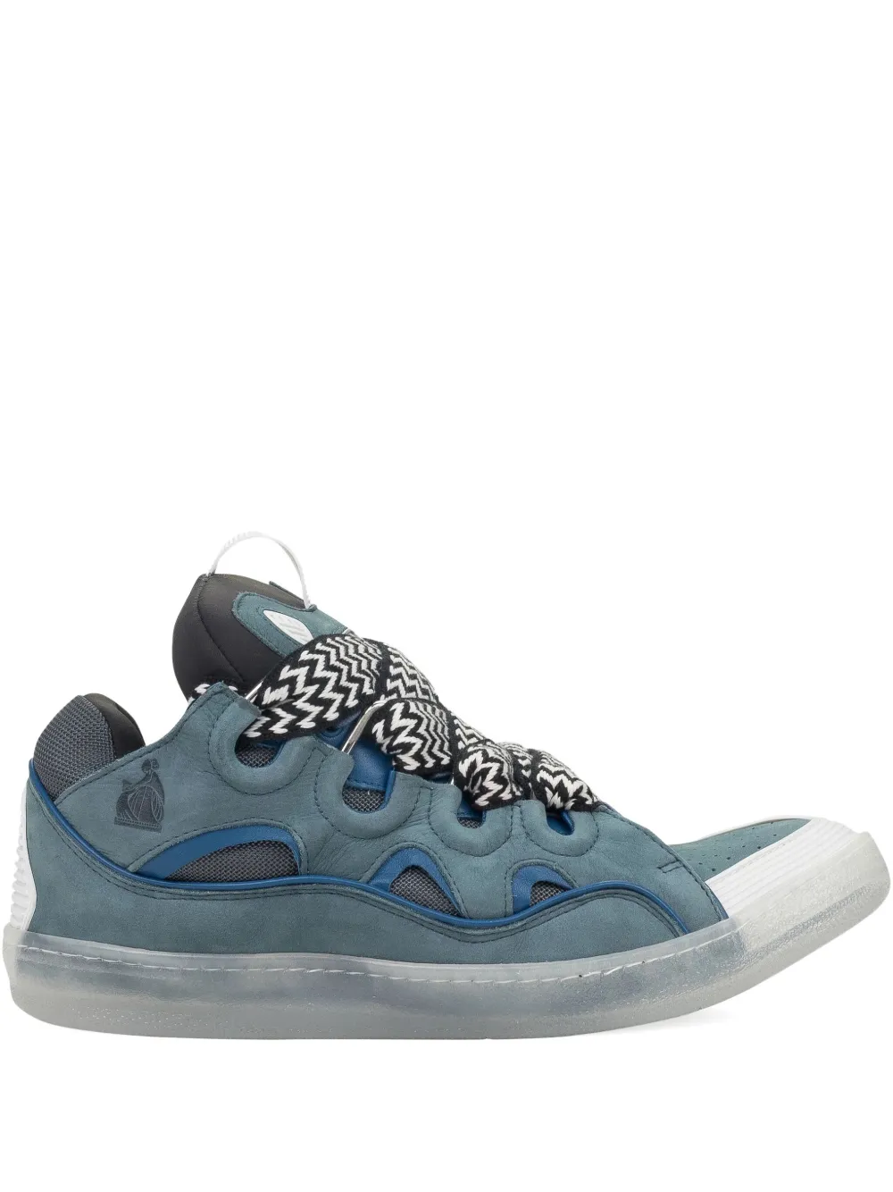 Lanvin Curb sneakers met zigzagveters Blauw