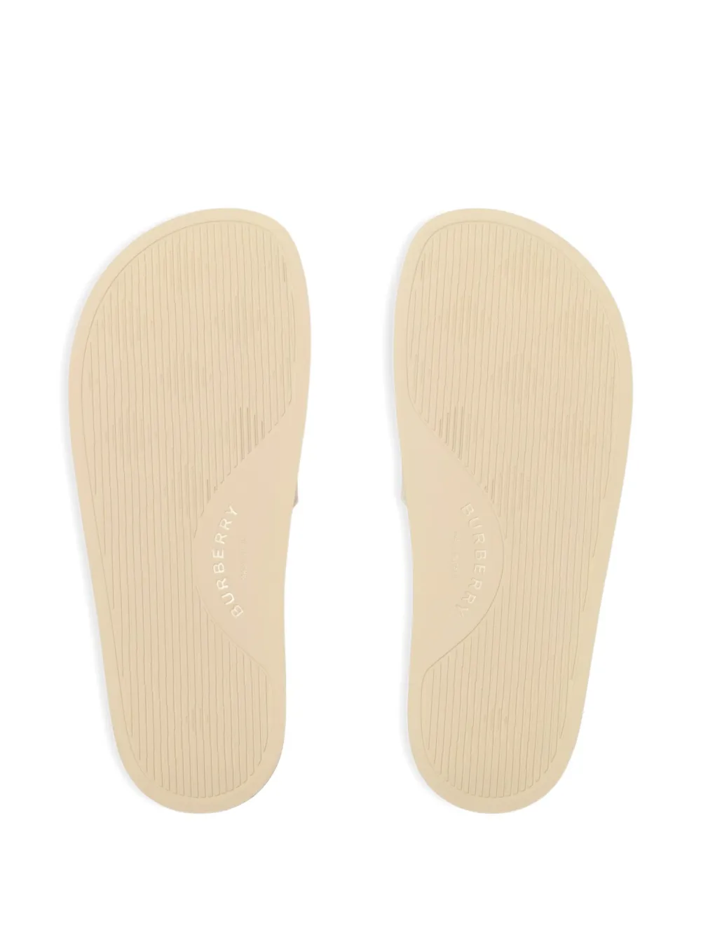 Burberry check-print slides Neutrals
