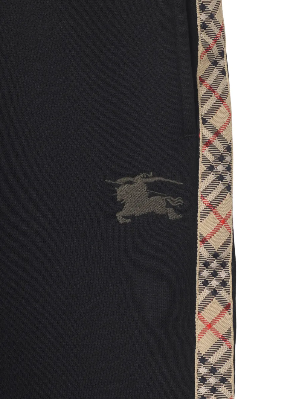 Burberry Kid Boy Jersy Trsrs In Black
