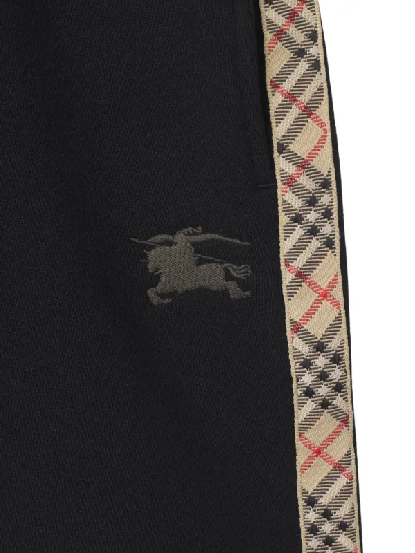 Burberry Kids チェックトリム ショートパンツ | ブラック | FARFETCH JP