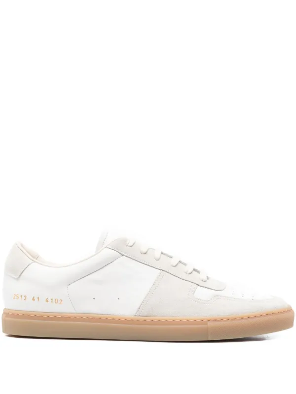 Common Projects Suede Leather Sneakers White FARFETCH IN