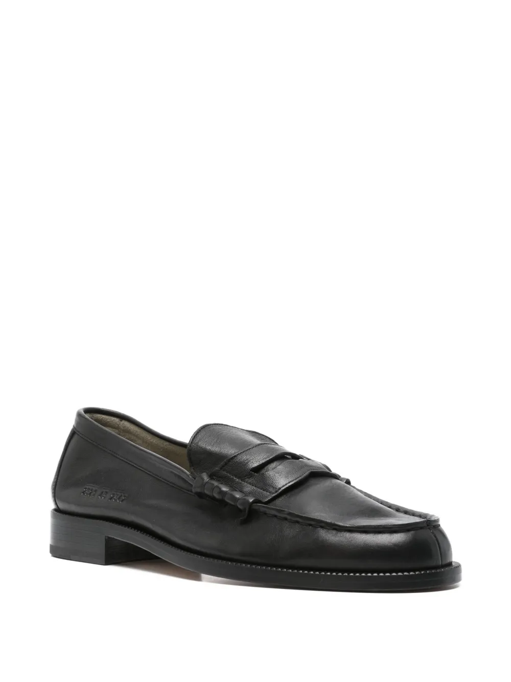 Common Projects penny leather sneakers - Zwart