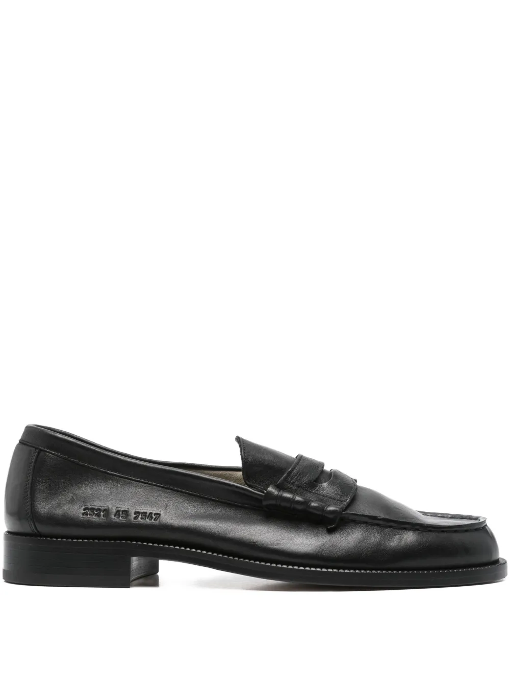 Common Projects penny leather sneakers Black