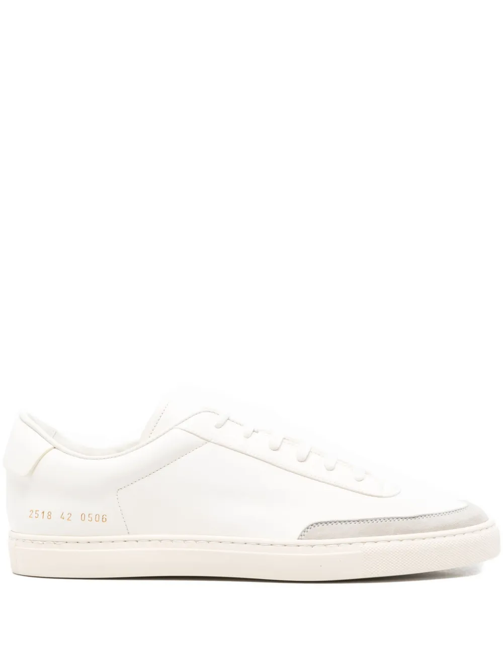 Common Projects leather panelled low-tops sneakers White