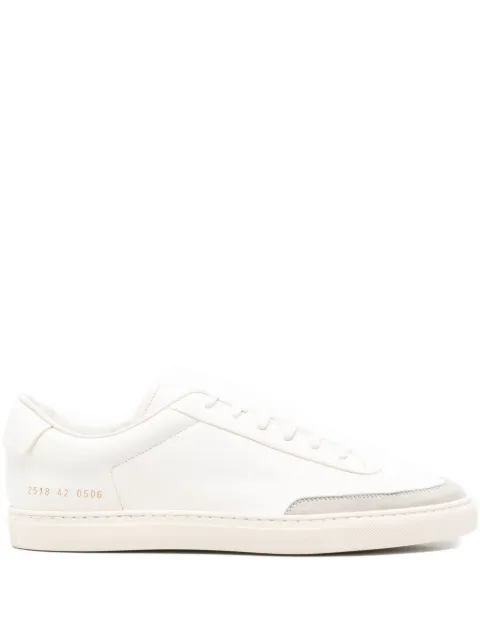 Common Projects leather panelled low-tops sneakers
