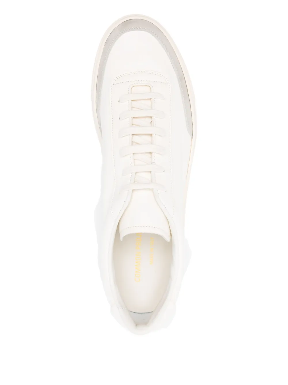Common Projects leather panelled low-tops sneakers White
