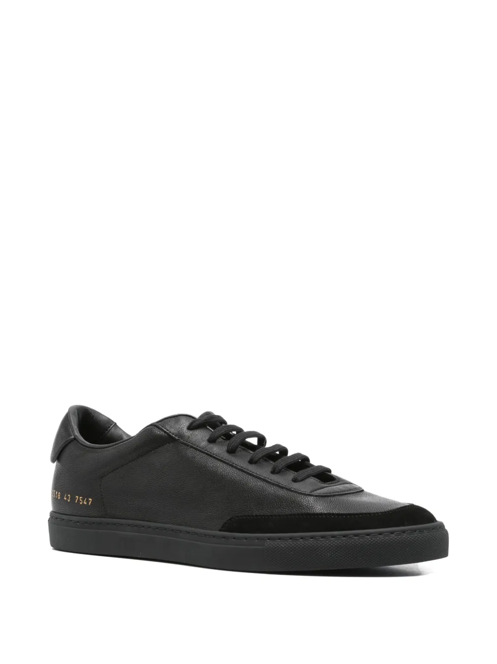 Common Projects leather suede sneakers Black