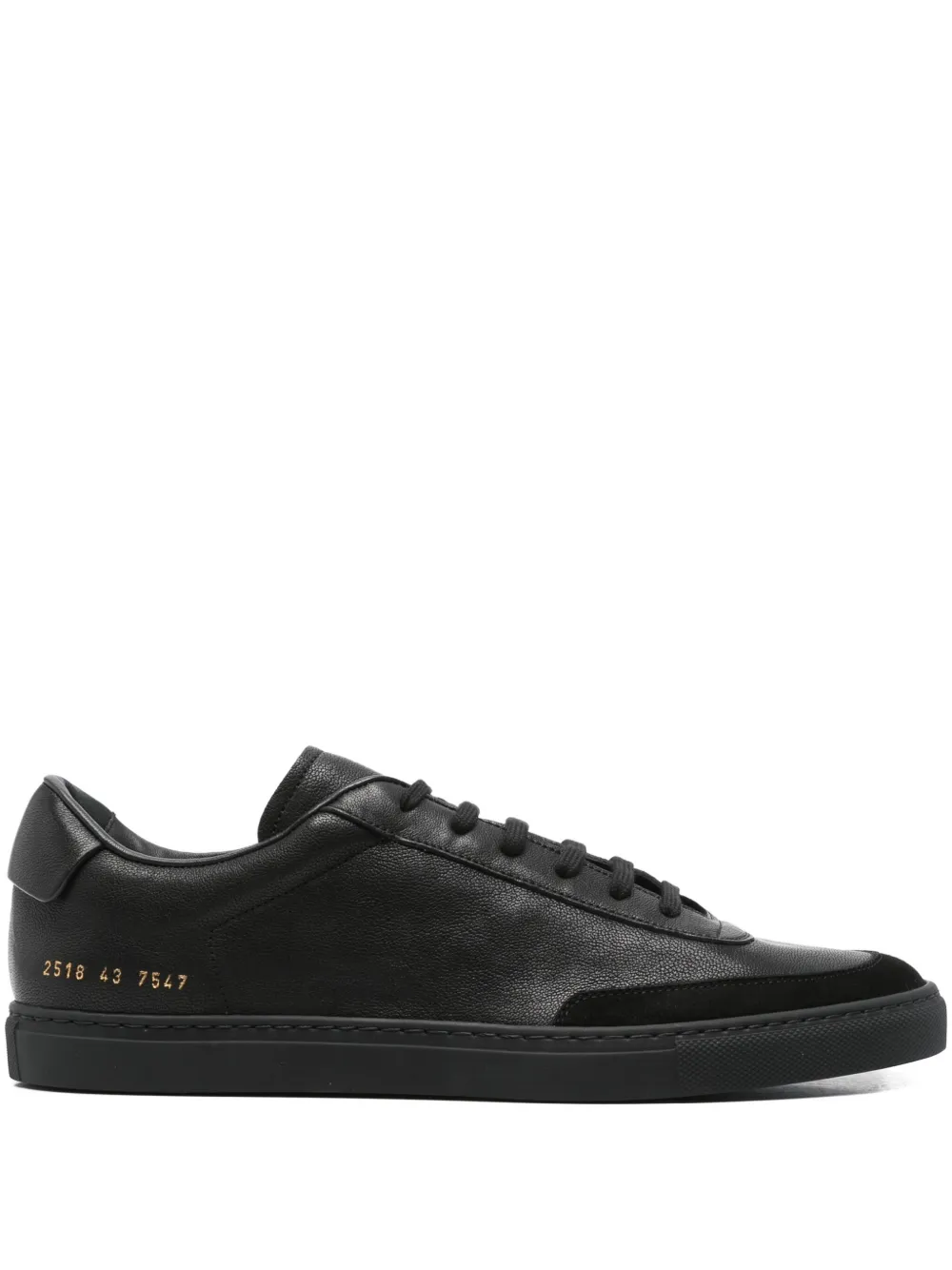 Common Projects leather suede sneakers Black