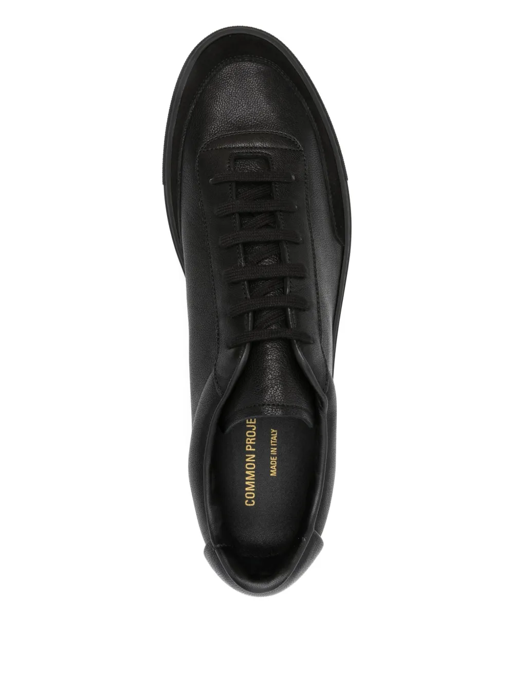 Common Projects leather suede sneakers Black