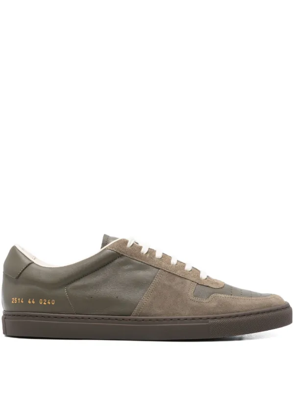 Common Projects Leather Suede Sneakers Green FARFETCH PH
