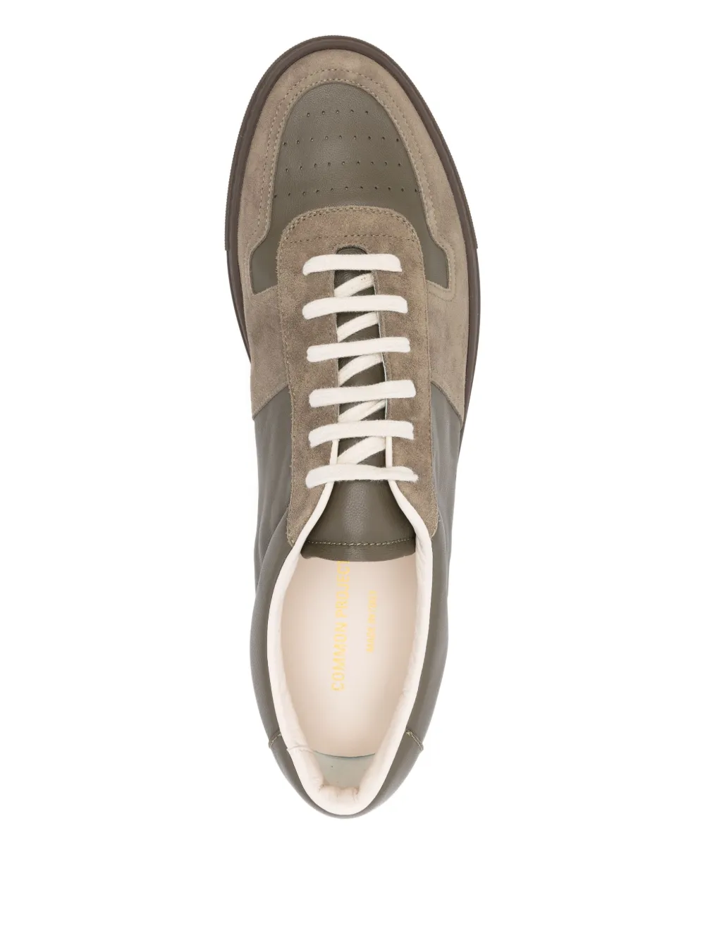 Common Projects leather suede sneakers Green