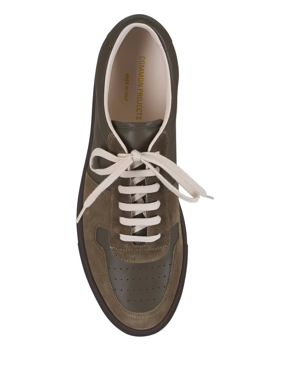 Common Projects Leren suède sneakers Groen