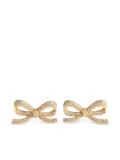 Self-Portrait bow earrings - Gold