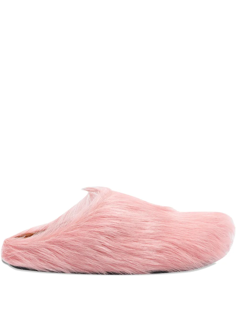 Marni leather flat mules Pink