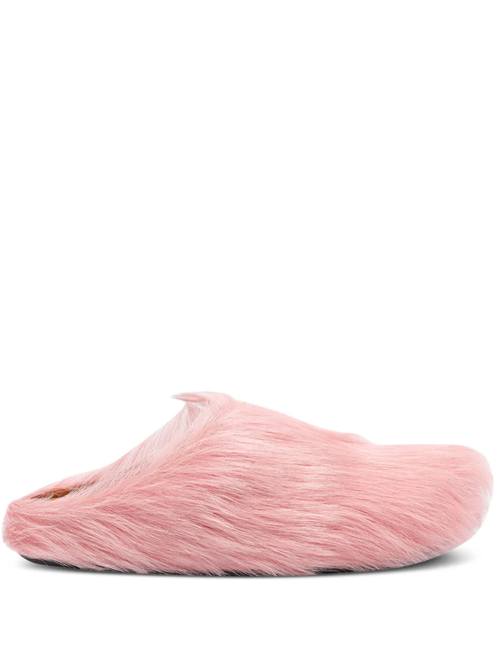 Marni leather flat mules Pink