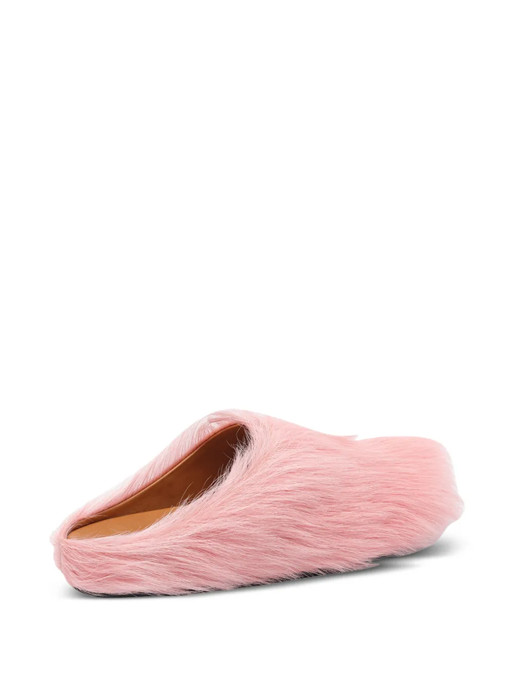 Marni leather flat mules Pink