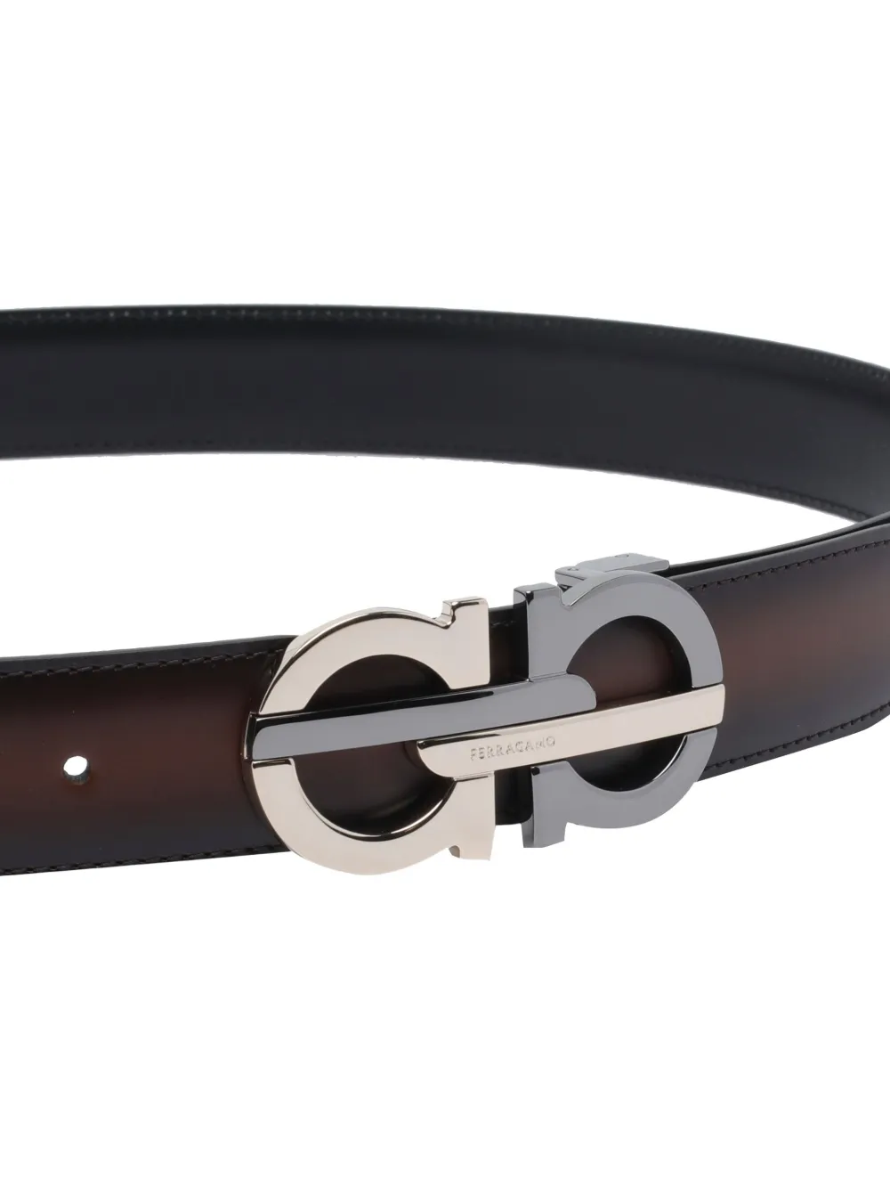 Ferragamo Gancini-buckle belt - Bruin