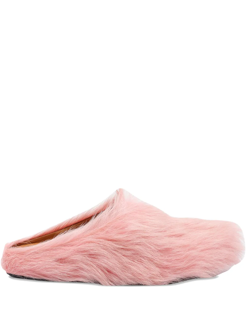 Marni calf-hair slip-on mules Pink