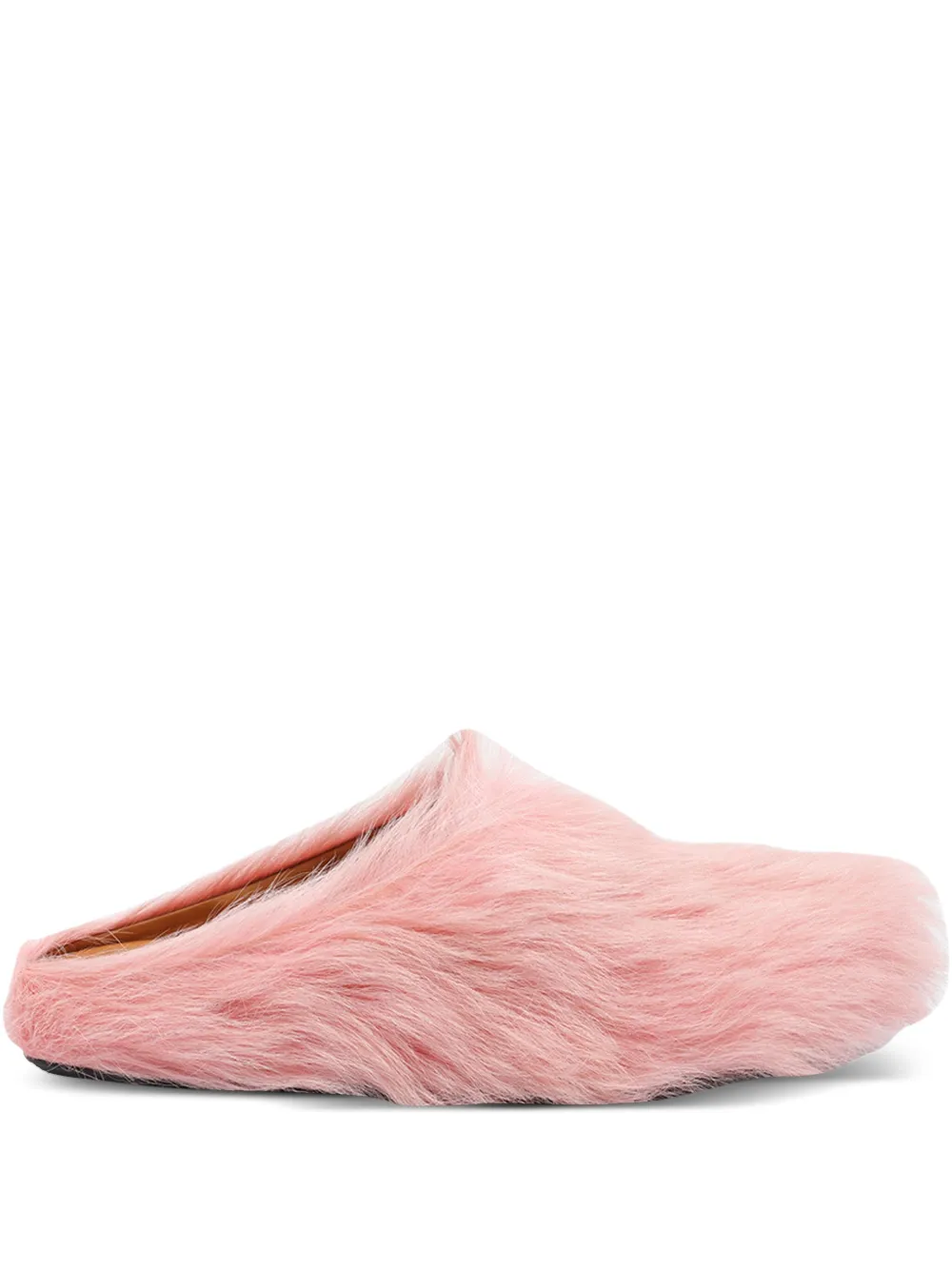 Marni calf-hair slip-on mules Pink