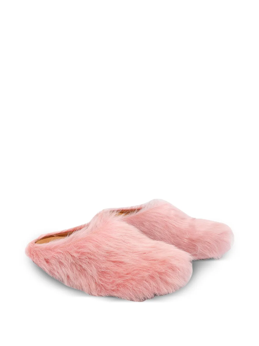 Marni calf-hair slip-on mules Pink