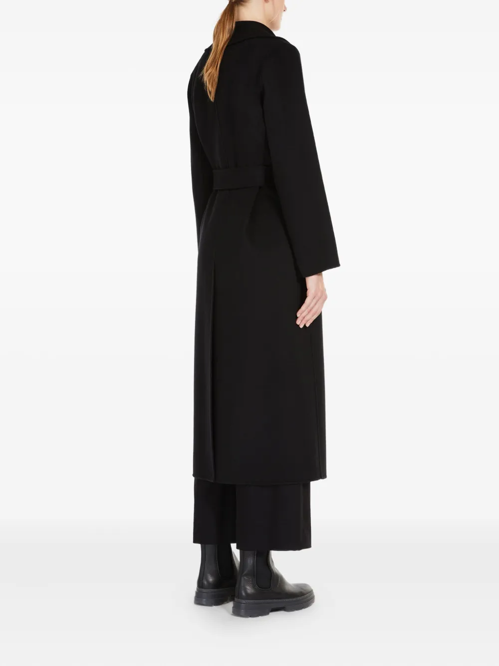 'S Max Mara Wikkeljas met ceintuur Zwart