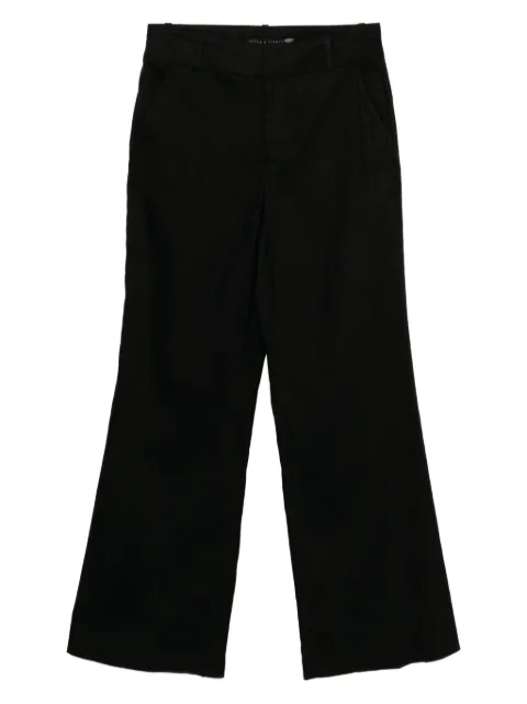 alice + olivia pinstripe wide-leg trousers