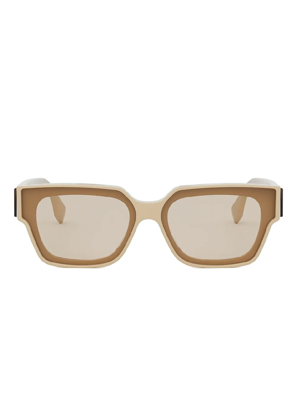 FENDI square full-rim sunglasses | Brown | Image 1