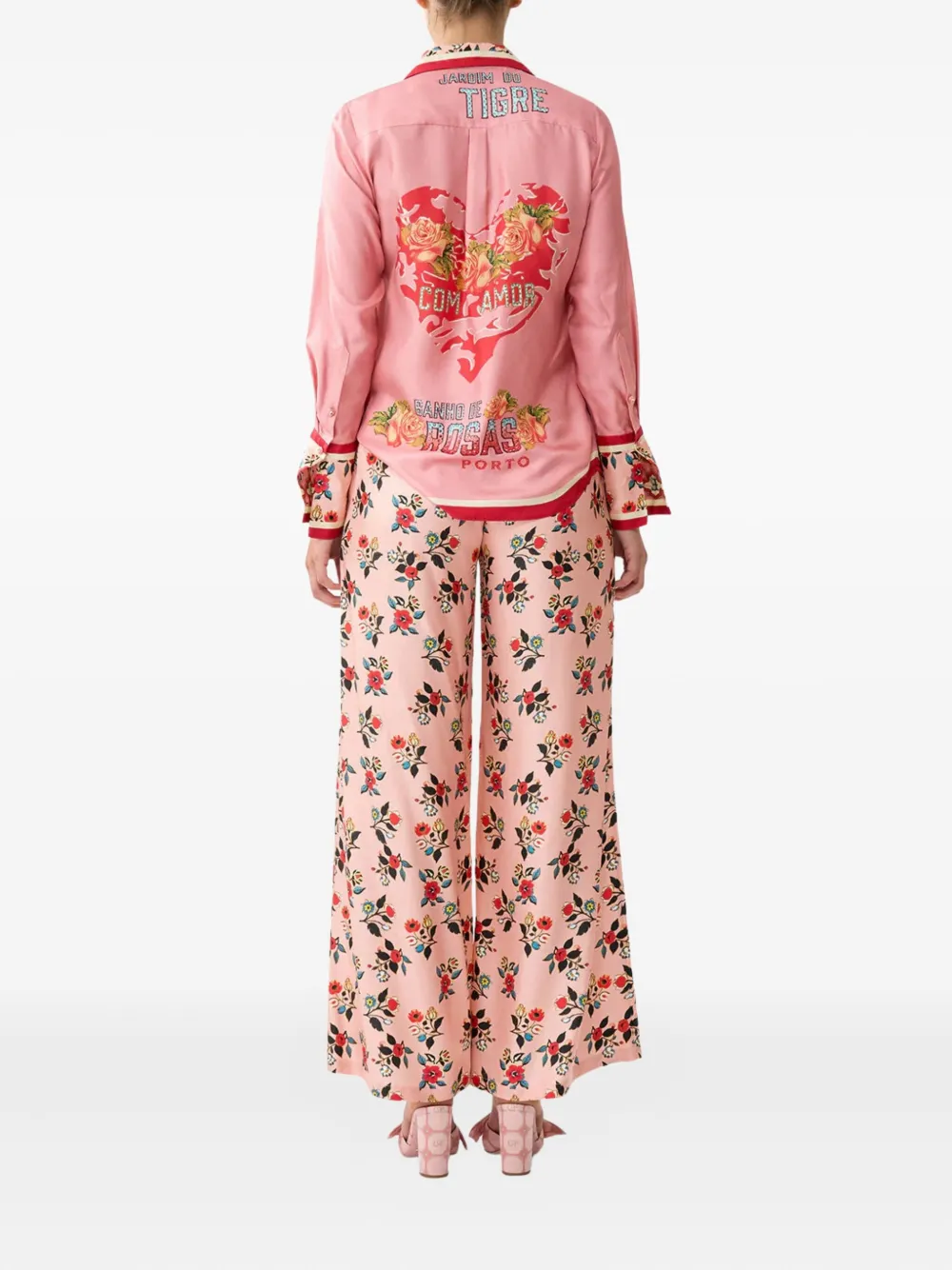 Camilla Broek met trekkoord Roze