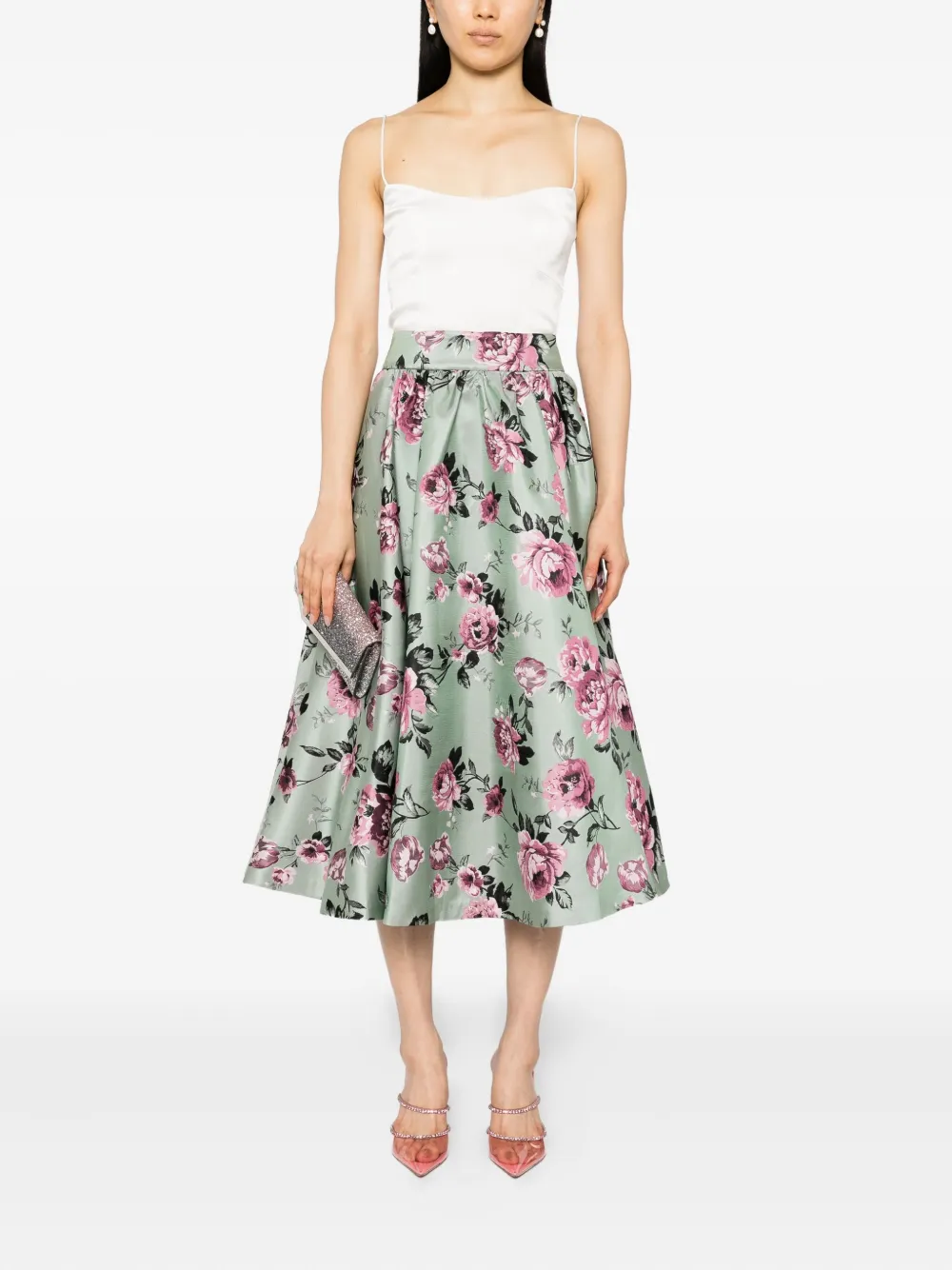 Alice + olivia Nilda rok - Groen