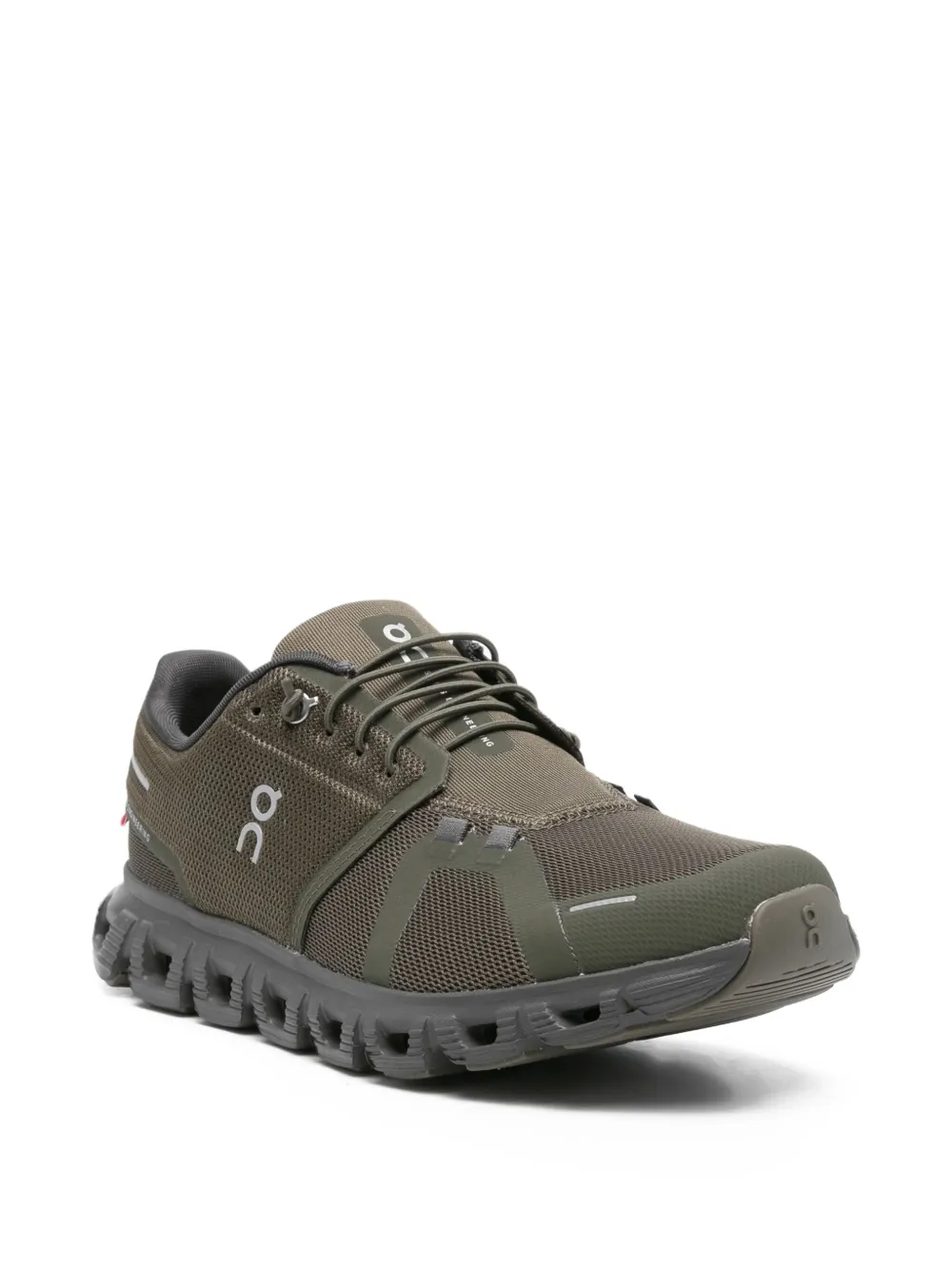 On Running cloud mesh-panel sneakers Green