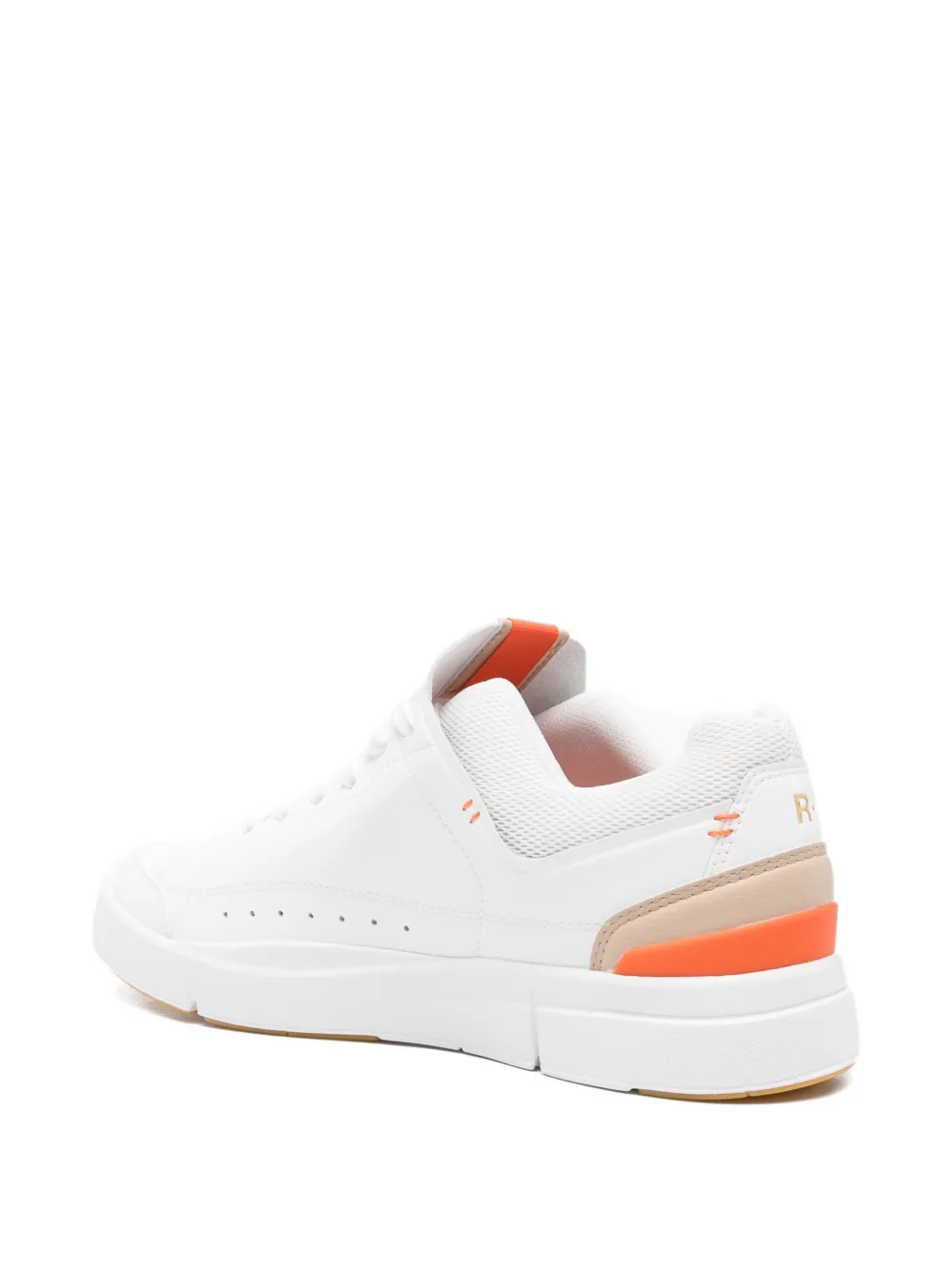 On Running lace-up panelled sneakers White