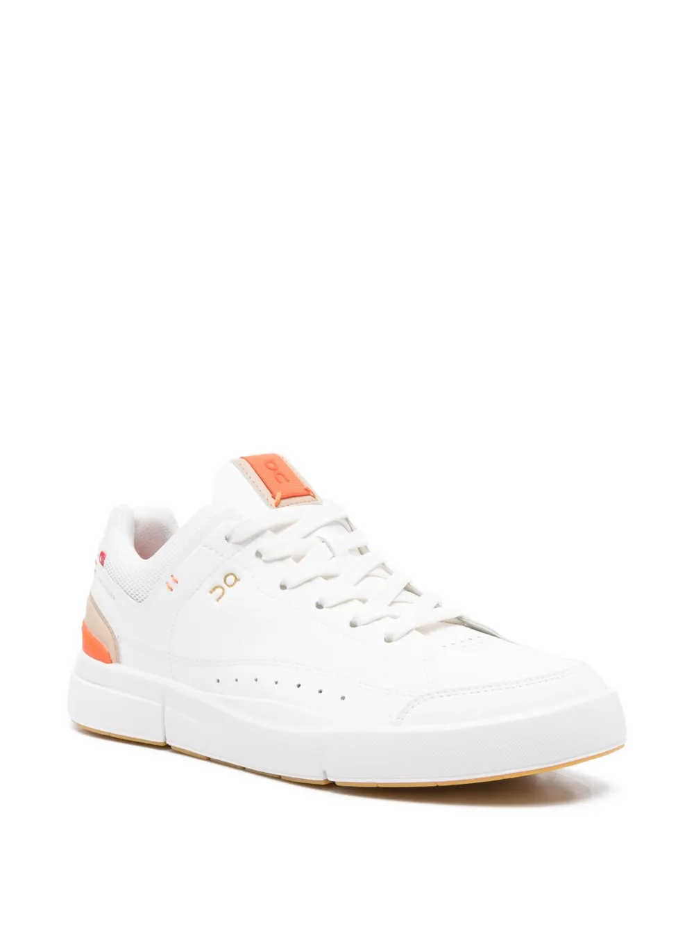 On Running lace-up panelled sneakers White