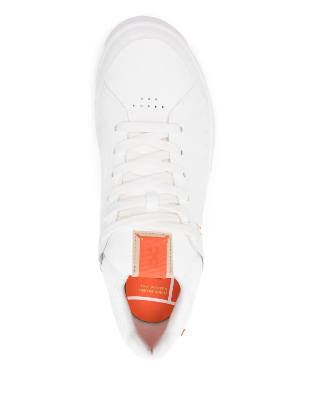 On Running lace-up panelled sneakers White