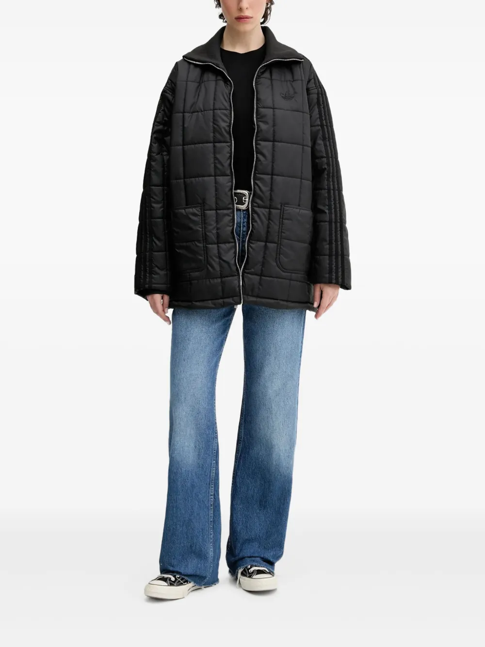 adidas 3-Stripes jack Zwart