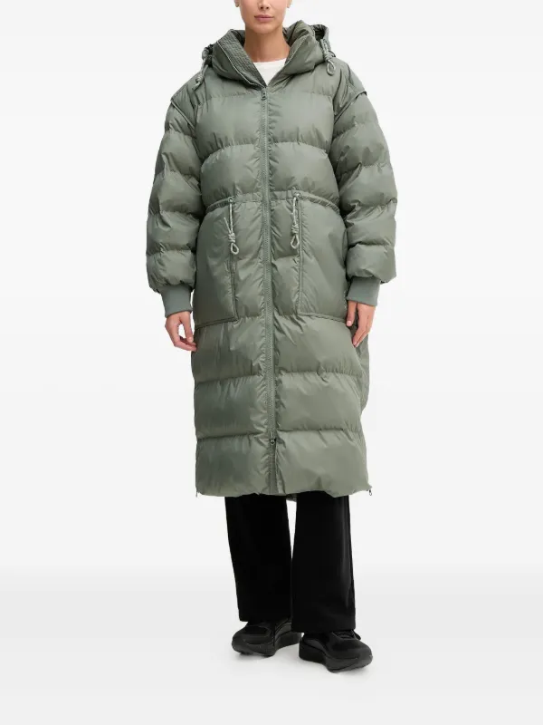 新品 adidas by Stella McCartney フード付き コート Adidas By Stella McCartney フーデッドコート | グリーン | FARFETCH JP