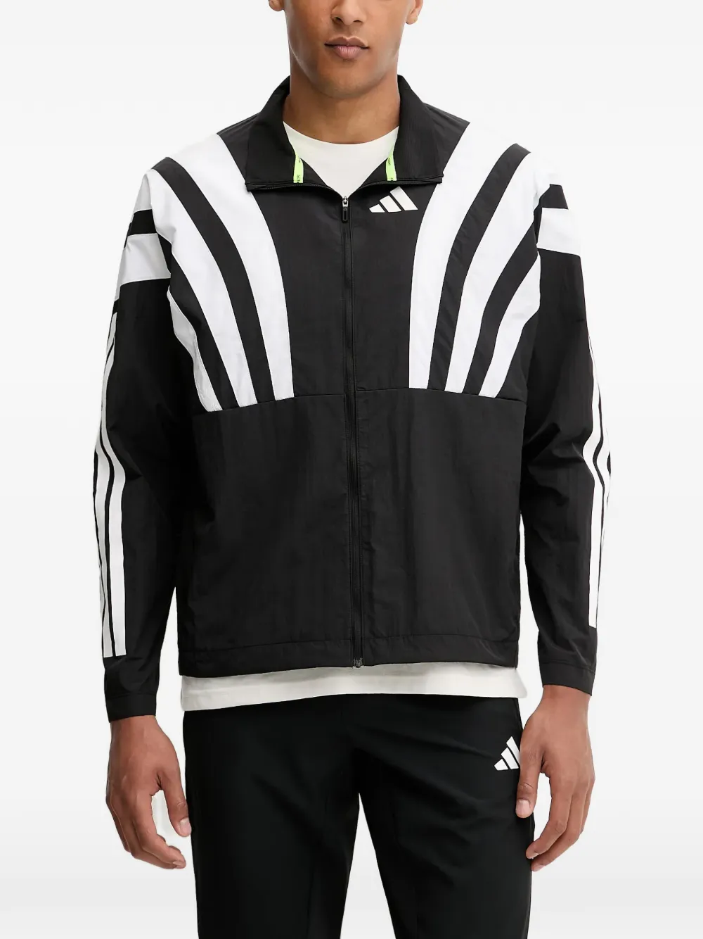 adidas Adizero striped zip-up sport jacket | Sport Jackets & Windbreakers | Image 2