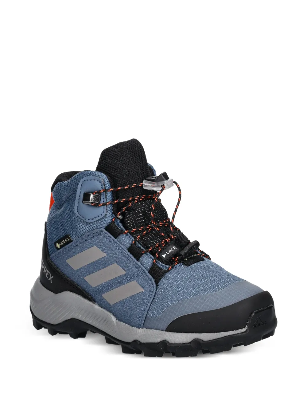  Adidas Kids Terrex Mid Striped Boots - Blue 