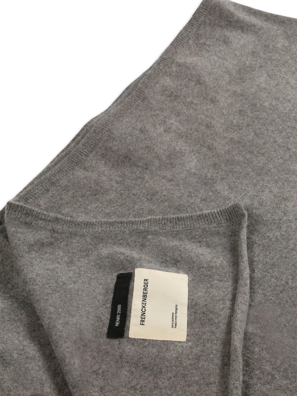  Frenckenberger Fold-up Cashmere Blanket - Grey 