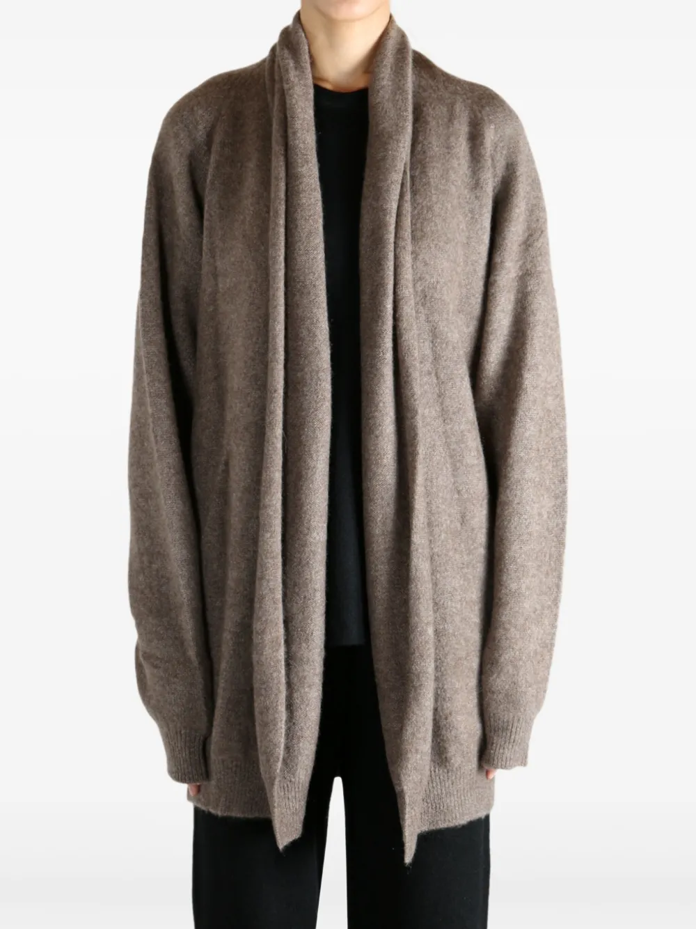 Frenckenberger shawl-collar cardigan | Brown | Image 1