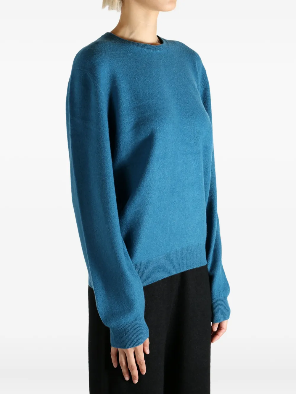 Frenckenberger round-neck sweater Blauw