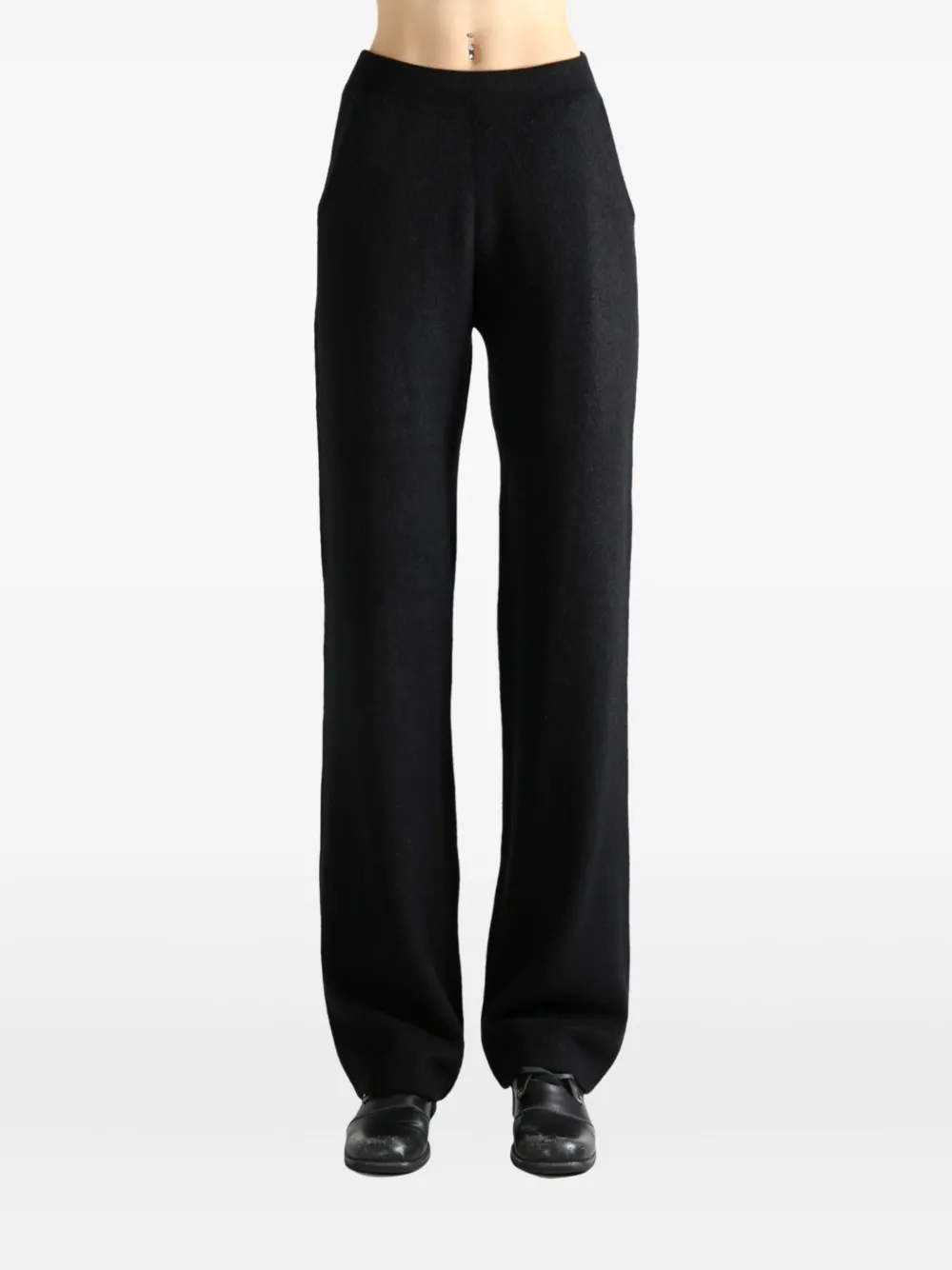 Frenckenberger side-pocket trousers - Zwart