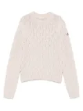 Moncler textured wool sweater - Neutrals