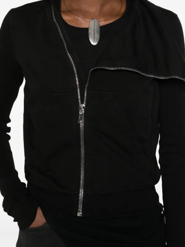 Rick Owens DRKSHDW Asymmetrical zip-fastening Sweatshirt | Black Rick Owens DRKSHDW Asymmetrical zip-fastening Sweatshirt | Black