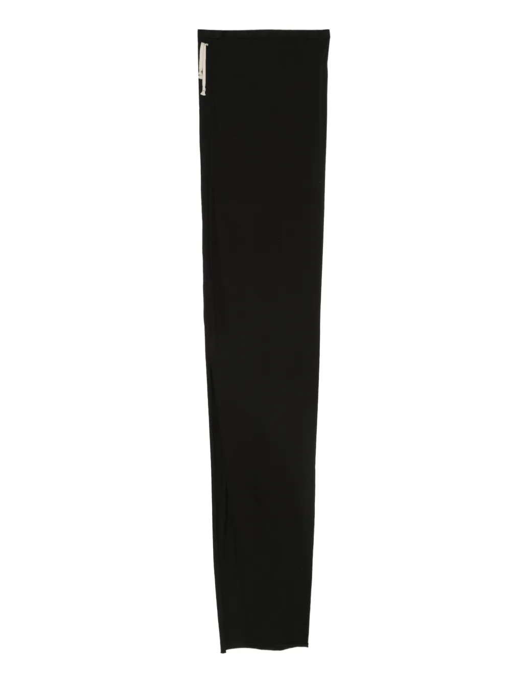 Rick Owens DRKSHDW Maxi-rok met trekkoord en zijsplit Zwart