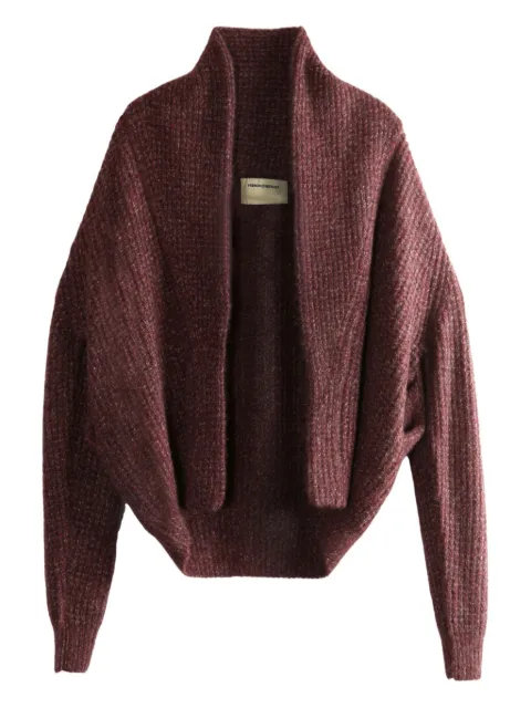 Frenckenberger shawl-collar knitted cardigan